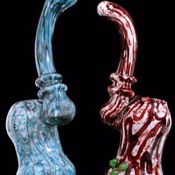 2ct 8" Large Frit Art Bubbler Assortment