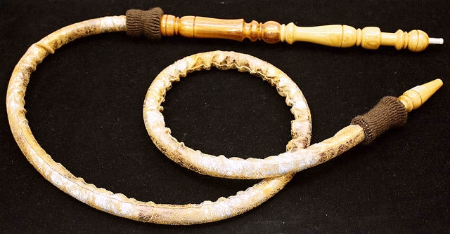 74" Large Wood Hookah Hose Vintage
