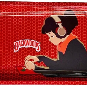 Backwoods Rolling Tray - LoFi Hip Hop Girl