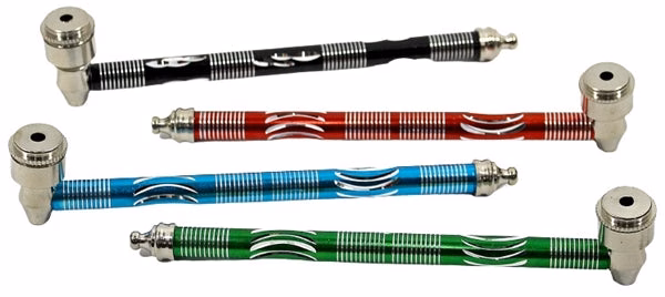 10ct 6" Long Diamond Cut Metal Pipe Assortment