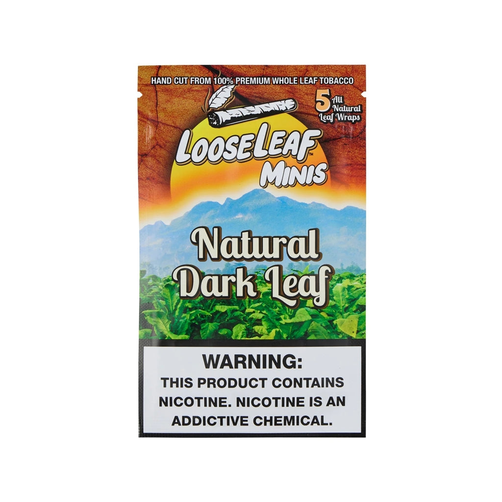 Loose Leaf MINIS - Natural Dark Leaf
