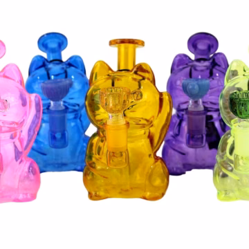 5" Lucky Cat Water Pipe