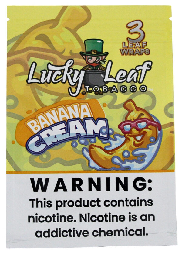 Lucky Leaf Tobacco - Banana Cream 3pk/16ct - Image 3