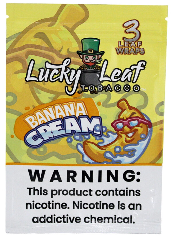 Lucky Leaf Tobacco - Banana Cream 3pk/16ct - Image 5