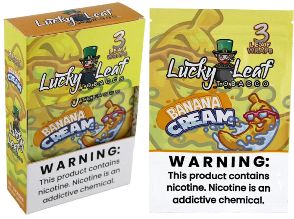 Lucky Leaf Tobacco - Banana Cream 3pk/16ct