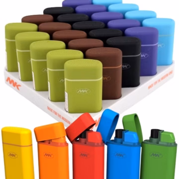 MK Avalon E Electronic Refillable Torch Lighters 25pk