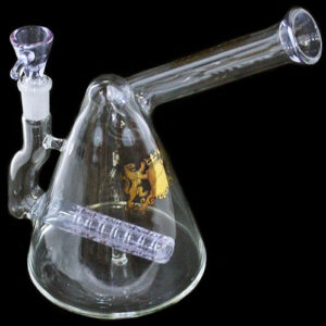 9" Micro Glass Cone Inline 14mm Water Pipe