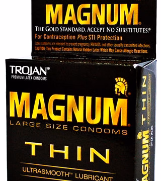 6ct Trojan Magnum Thin Lubricated Condoms