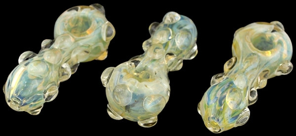 4ct 4" Fuming Marbles Work Hand Pipe