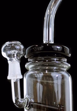 10" Mason Jar Style Showerhead 14mm Oil Rig Water Pipe