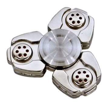 Hand Spinner Fidget Toy - Heavy Metal Tri