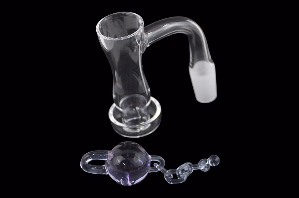 Micro Terp Slurper w/ Marble and Pearl Set