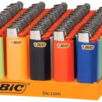 Bic Mini Flint Lighters 50pk Display
