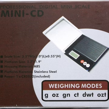 Professional 500G x 0.1G Mini CD Scale HKHC-MD