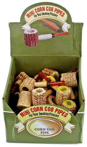 Mini Corn Cob Pipe 36pk