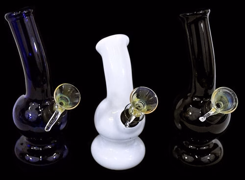 3ct 5" Mini Curve Water Pipe Assortment