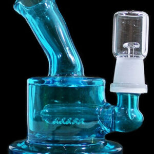 4" Mini Inline Curve 14mm Oil Rig