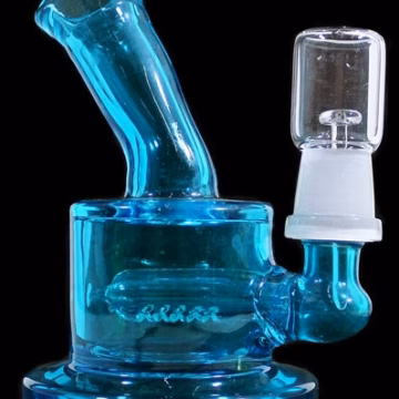 4" Mini Inline Curve 14mm Oil Rig