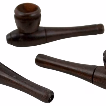 5ct 3" Mini Wood Hand Pipe Assortment