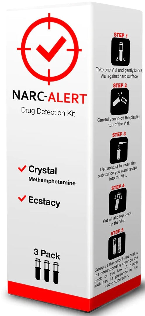 Narc-Alert Drug Detection Kit - CRYSTAL-ECSTACY