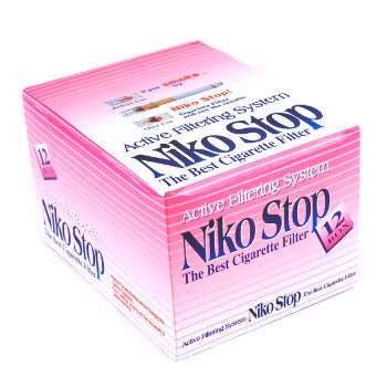Niko Stop Cigarette Filter 12pk