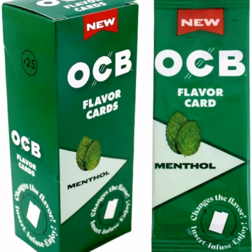OCB Flavor Cards - Menthol 25pk