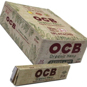 OCB Organic Hemp Rolling Paper and Tips - King Size