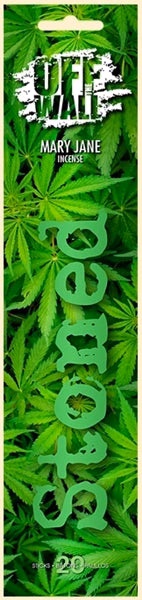 12ct Off The Wall Incense - Stoned Mary Jane