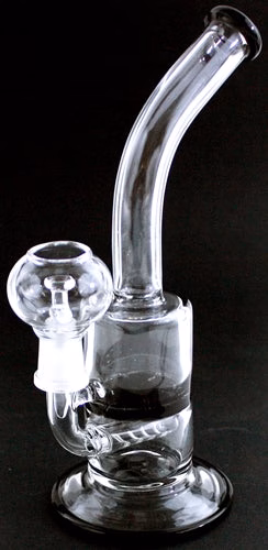 8" 14mm Oil Dome Inline Turbine Diffuser Water Pipe