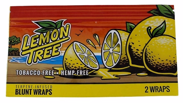 Orchard Beach Flat Blunt Wraps - Lemon Tree