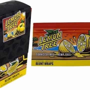 Orchard Beach Flat Blunt Wraps - Lemon Tree