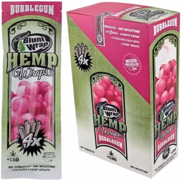 The Original Blunt Wrap - Hemp Wraps - Bubblegum