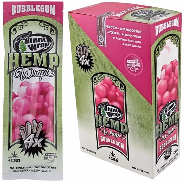 The Original Blunt Wrap - Hemp Wraps - Bubblegum