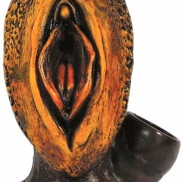 Pichincha Hand Crafted Medium Erotic Hand Pipe - Oyster