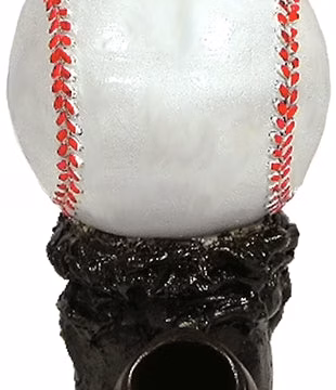 Pichincha Hand Crafted Medium Hand Pipe - Baseball