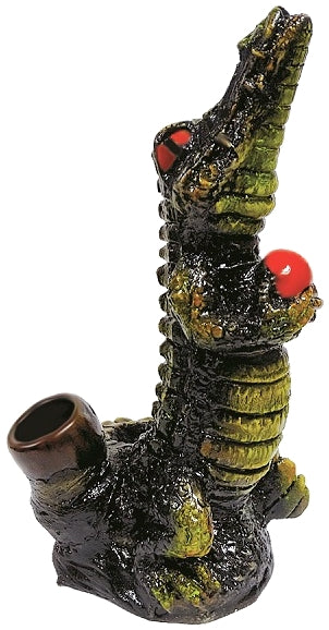 Pichincha Hand Crafted Medium Hand Pipe – Gator