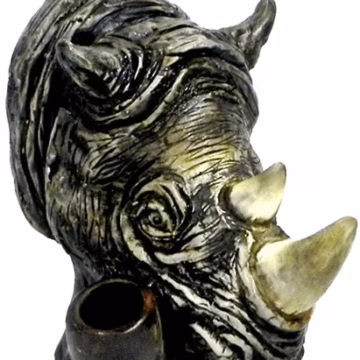 Pichincha Hand Crafted Medium Hand Pipe - Rhino