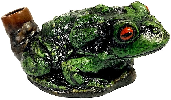 Pichincha Hand Crafted Medium Hand Pipe - Toad