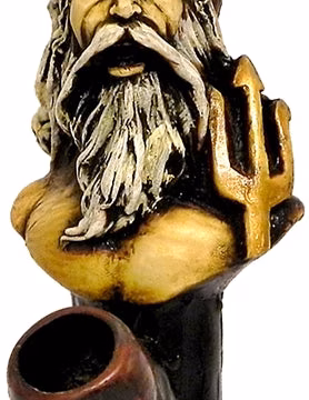 Pichincha Hand Crafted Medium Hand Pipe - Poseidon