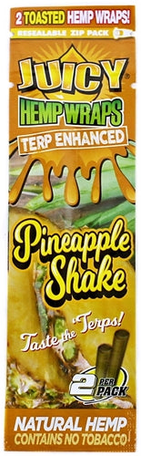Juicy Hemp Wraps Terp Enhanced - Pineapple Shake