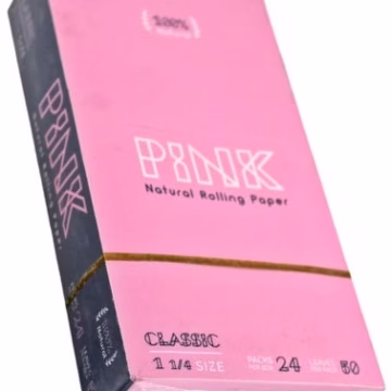 Pink Natural Rolling Paper - 1 1-4