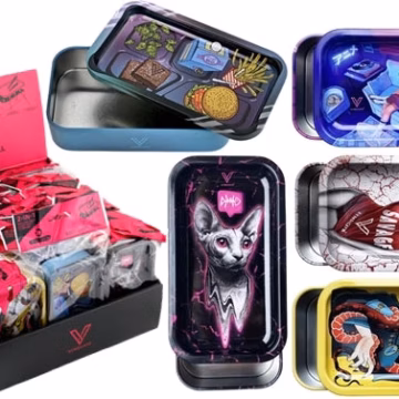 V Syndicate Syndicase 2.0 Waterproof Rolling Tray Stash 24pk Display - Pink Display