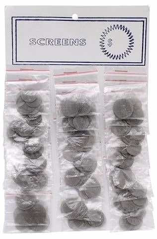 Pipe Screens 30pk On Card