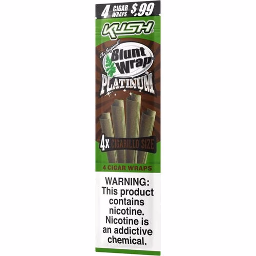 Blunt Wrap Platinum Cigarillo Wraps - Kush