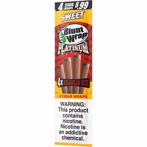 Blunt Wrap Platinum Cigarillo Wraps - Sweet