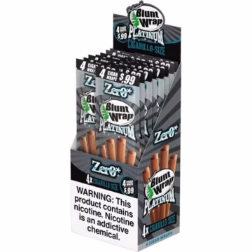 Blunt Wrap Platinum Cigarillo Wraps - Zero