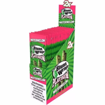 Double Platinum Original Blunt Wraps - Watermelon