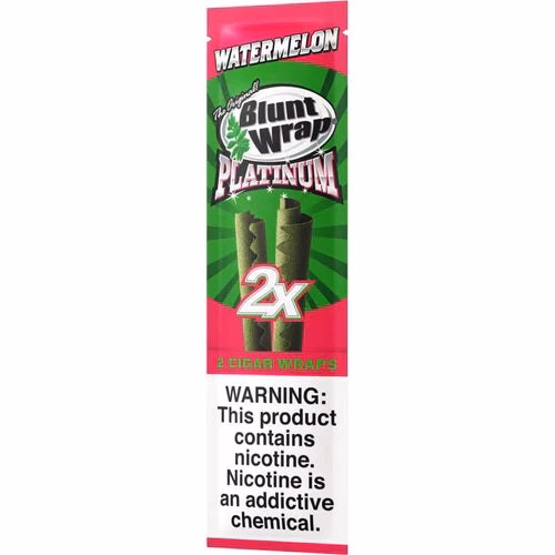 Double Platinum Original Blunt Wraps - Watermelon