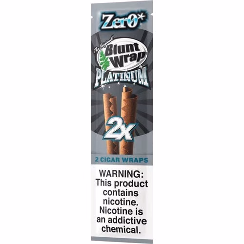 Double Platinum Original Blunt Wraps - Zero