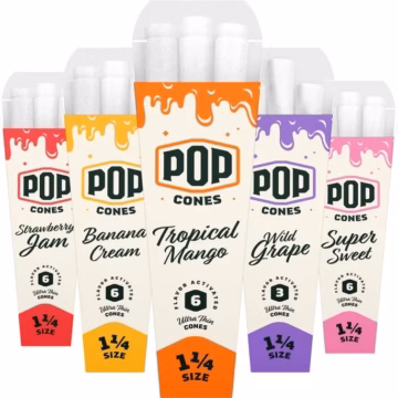 Pop Cones - Ultra Thin - Variety Pack - 1 1/4 Size 25pk